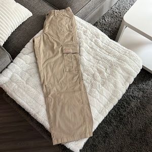 NEW Dickies Tan Cargo Pants Womens 25R